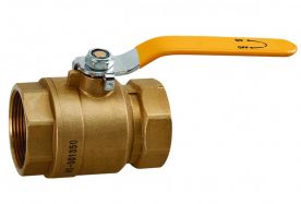 Double female gas ball valve