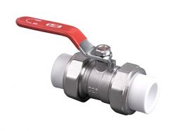 PP-R double hot-melt ball valve