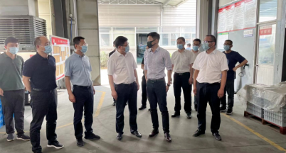 Member of the Standing Committee of the Shaoxing Municipal Party Committee and Secretary of the Zhuji Municipal Party Committee, visited Mingshixing New HVAC for research and guidance